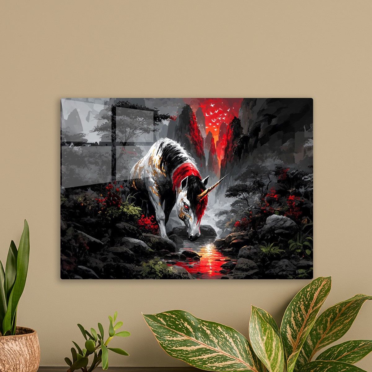Crimson Dawn Unicorn