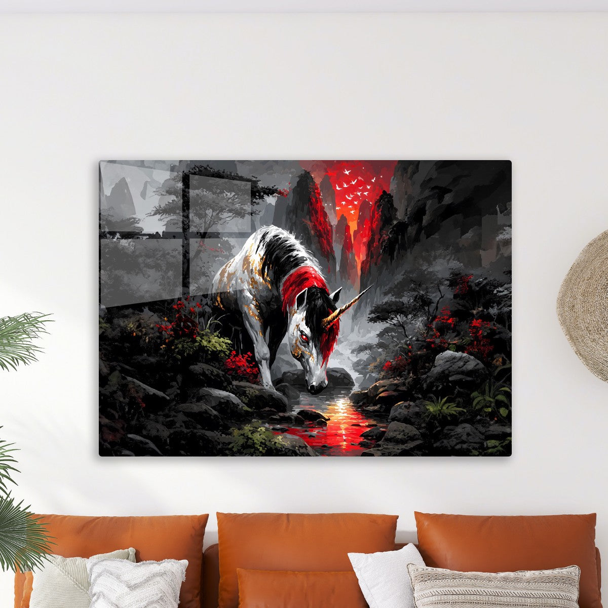 Crimson Dawn Unicorn