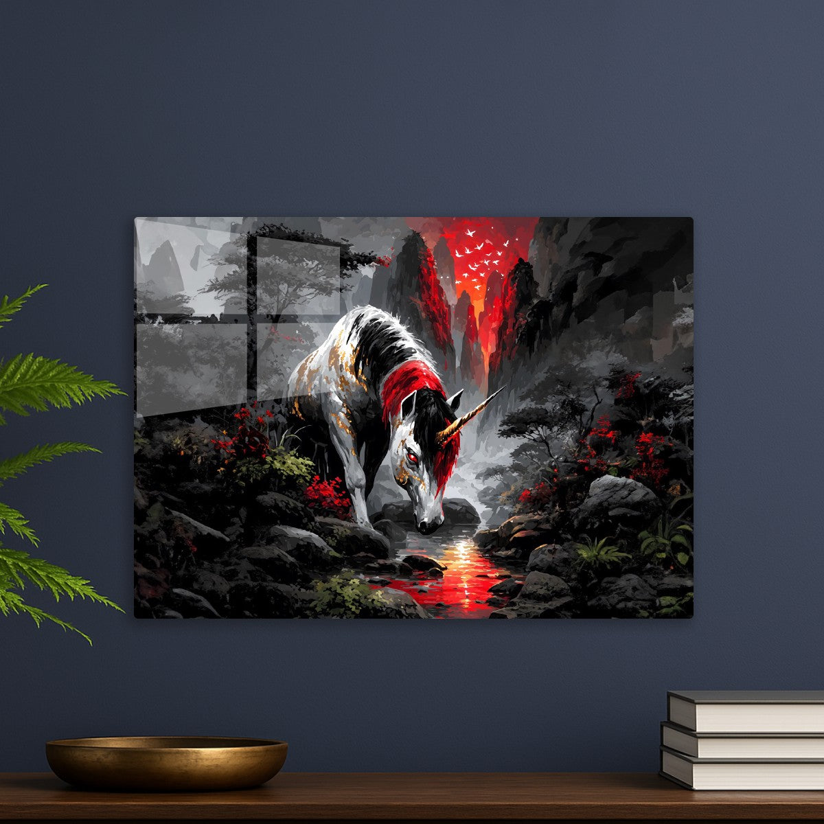 Crimson Dawn Unicorn