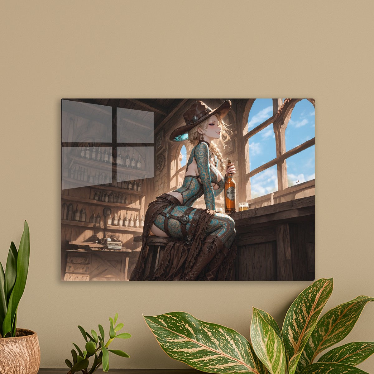 Western Charm Of Cowgirl
