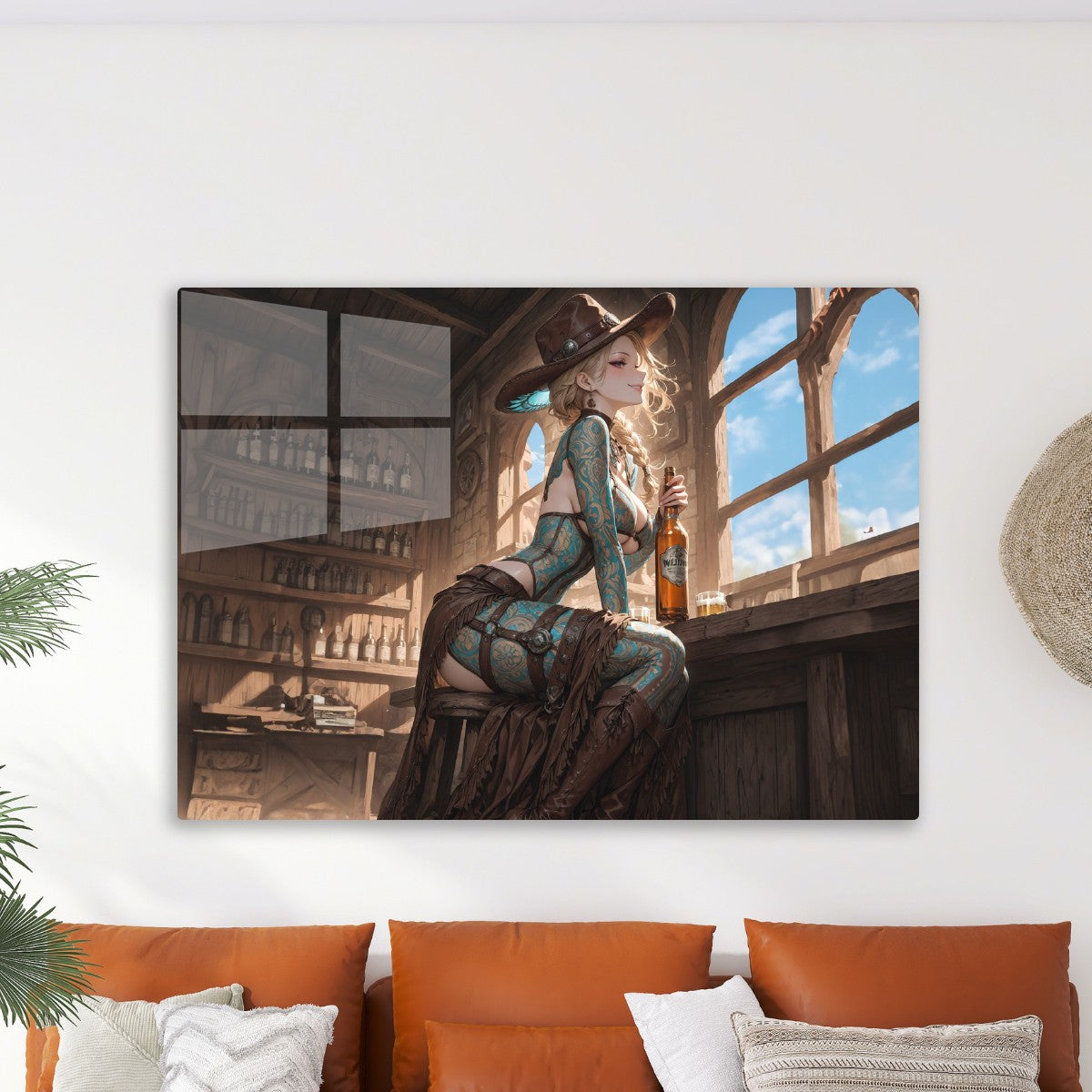 Western Charm Of Cowgirl
