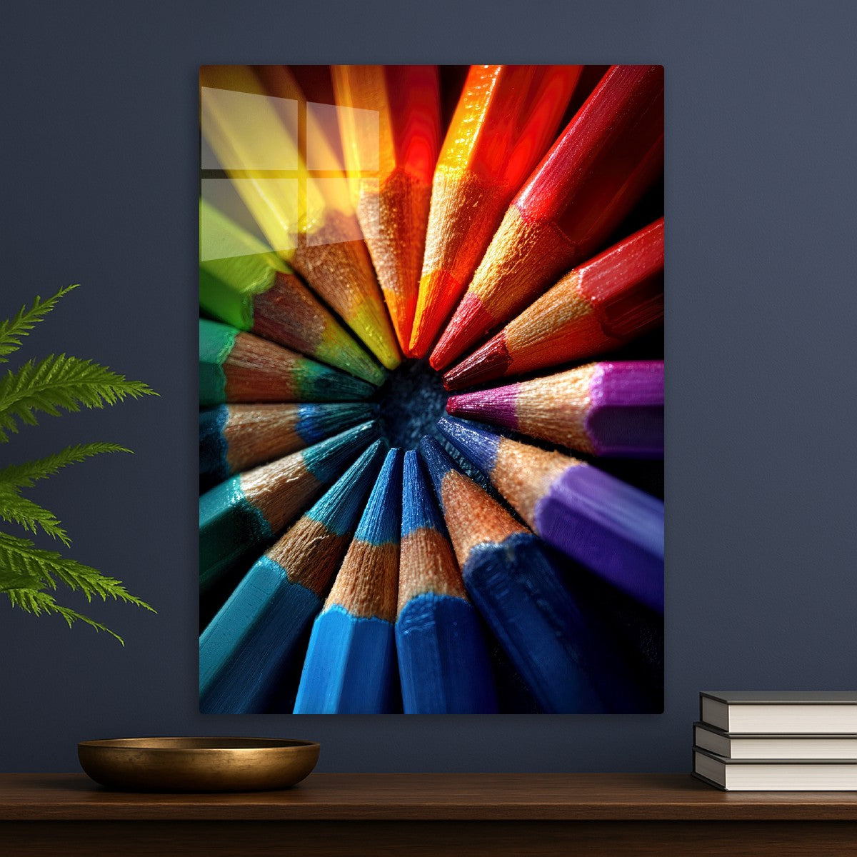 Color Pencils In A Circle