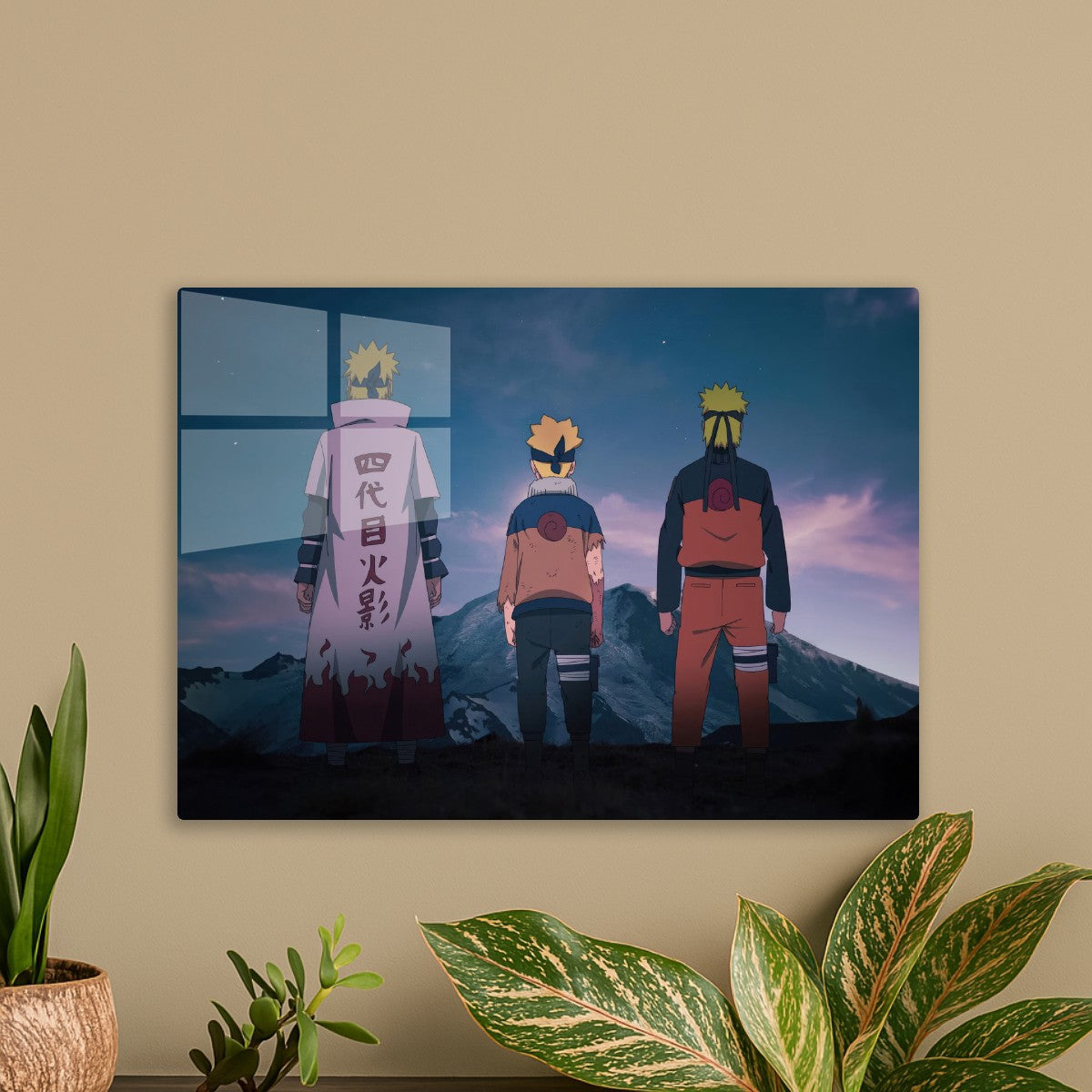 Minato, Naruto and boruto
