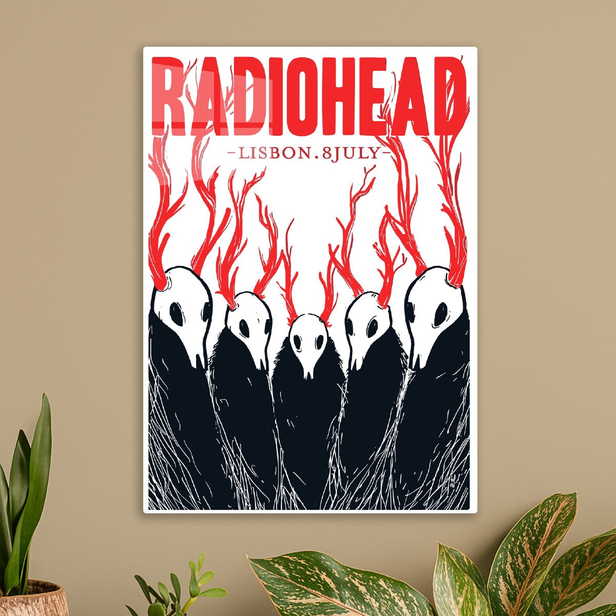 Radiohead Lisbon Concert Art