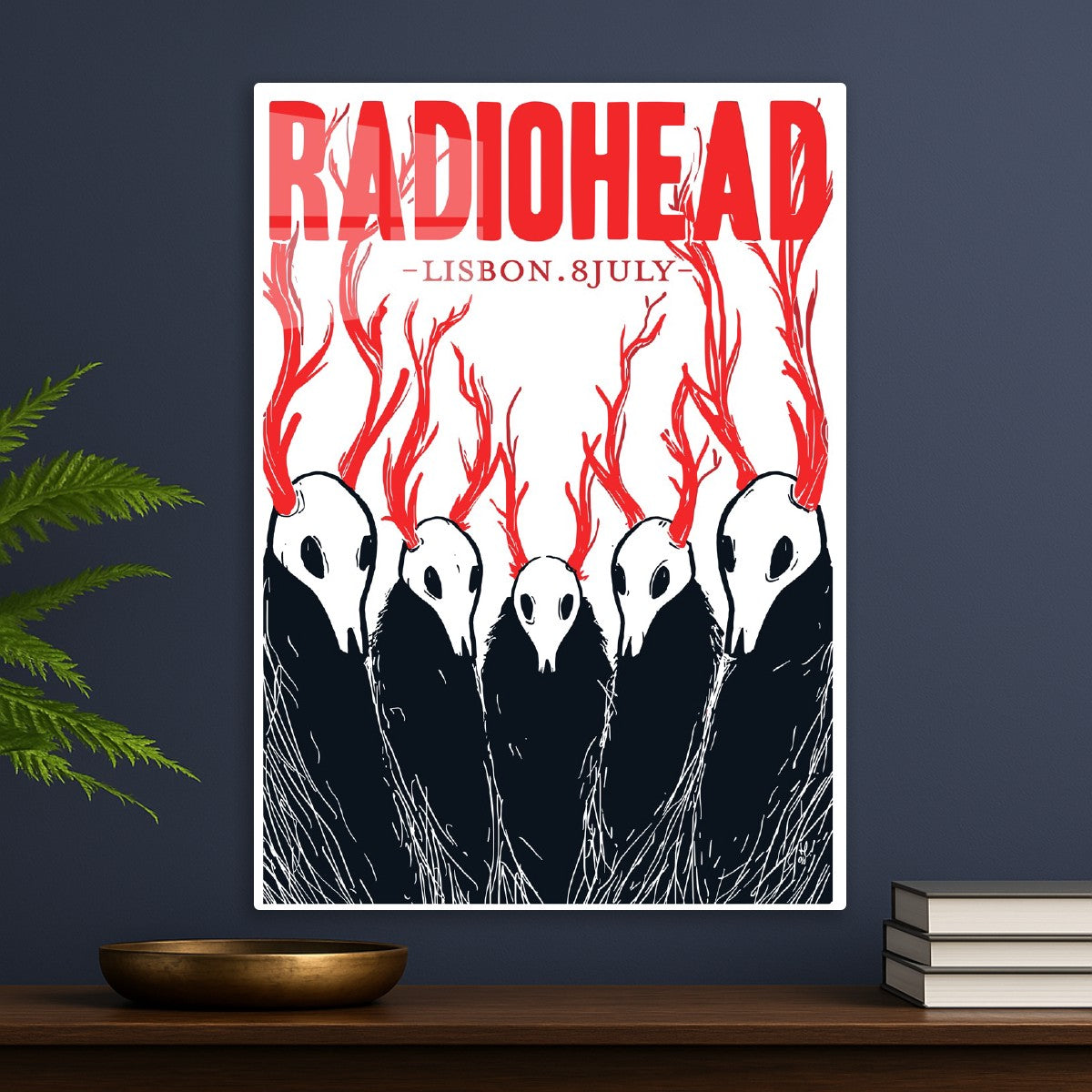 Radiohead Lisbon Concert Art
