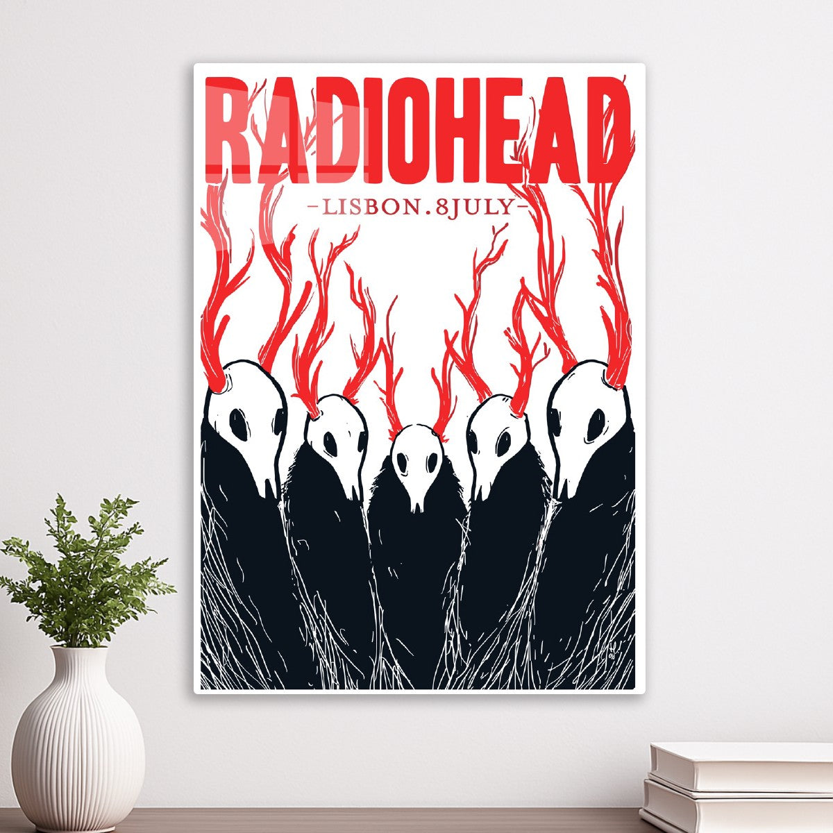 Radiohead Lisbon Concert Art