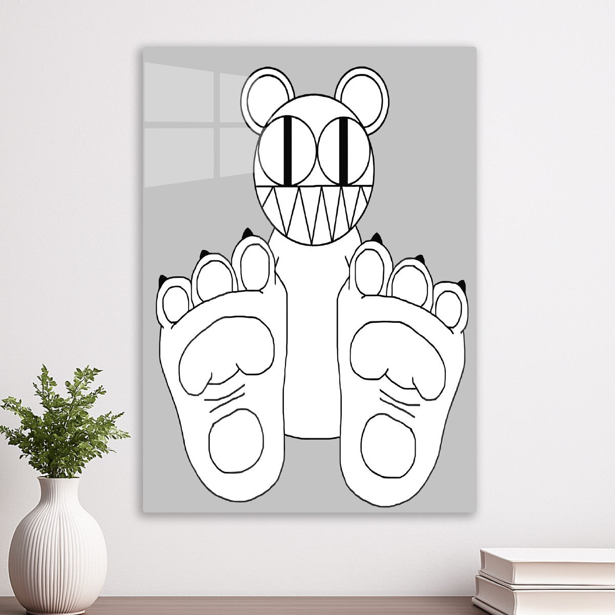 Radiohead Bear with Paws