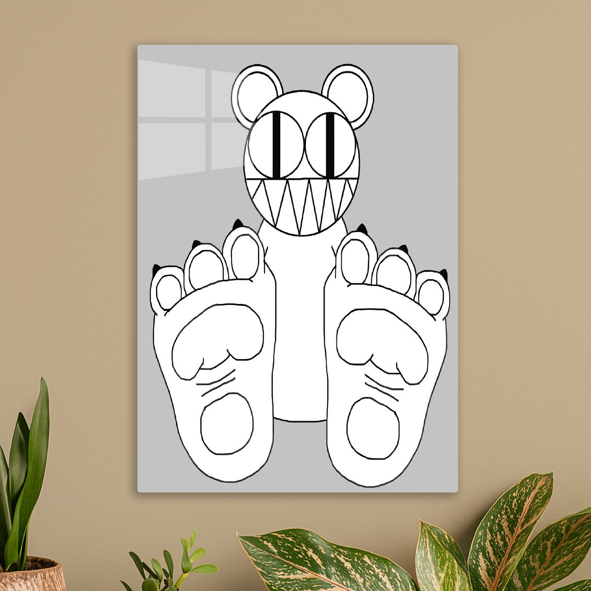 Radiohead Bear with Paws