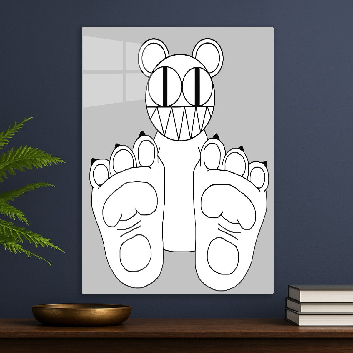 Radiohead Bear with Paws