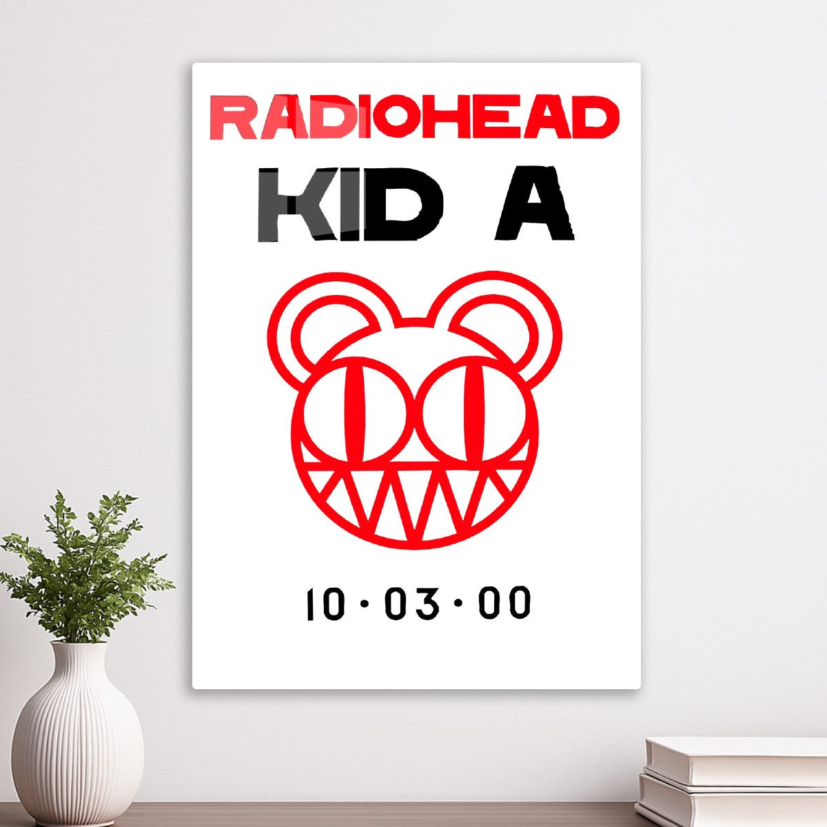 Radiohead Kid A Release Poster