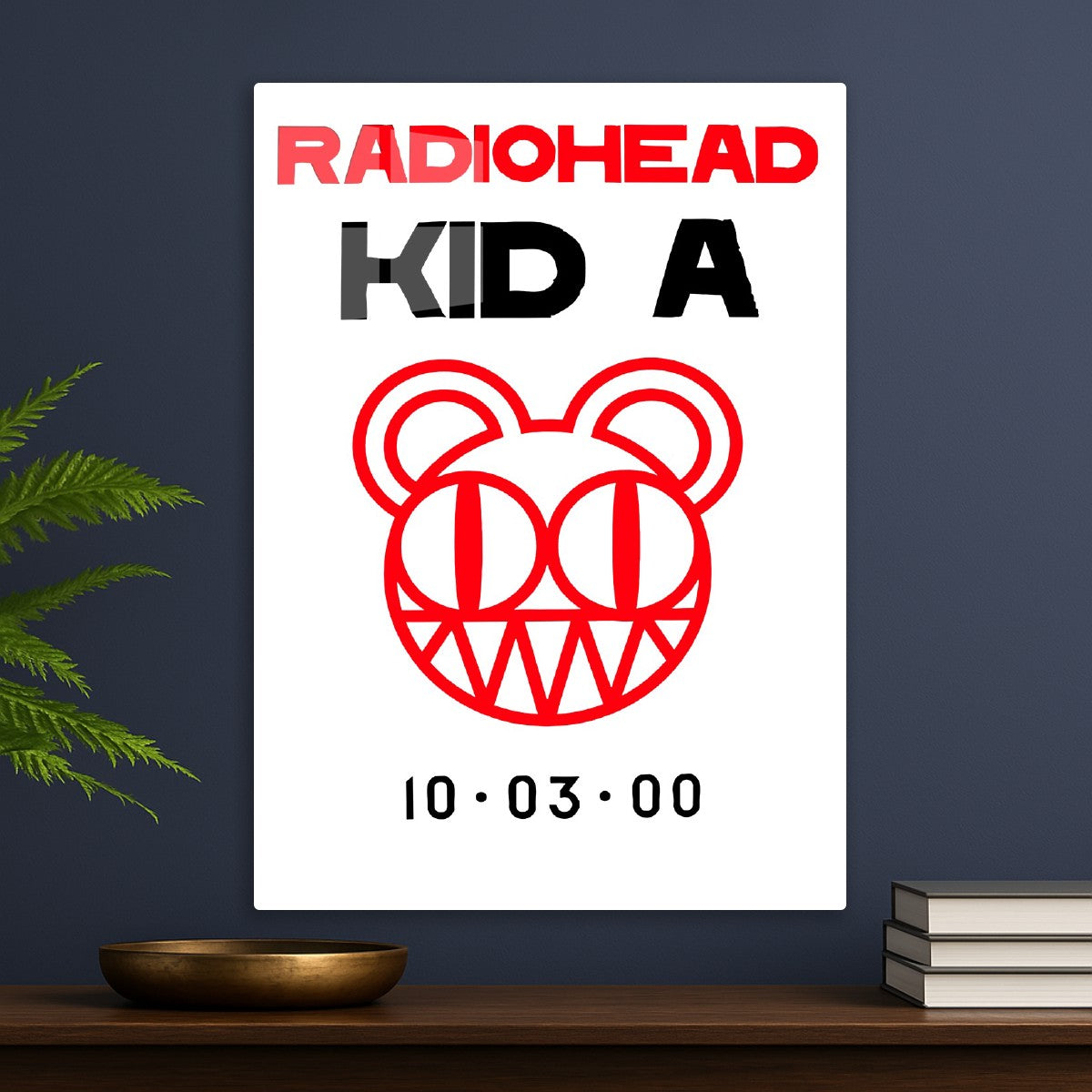 Radiohead Kid A Release Poster