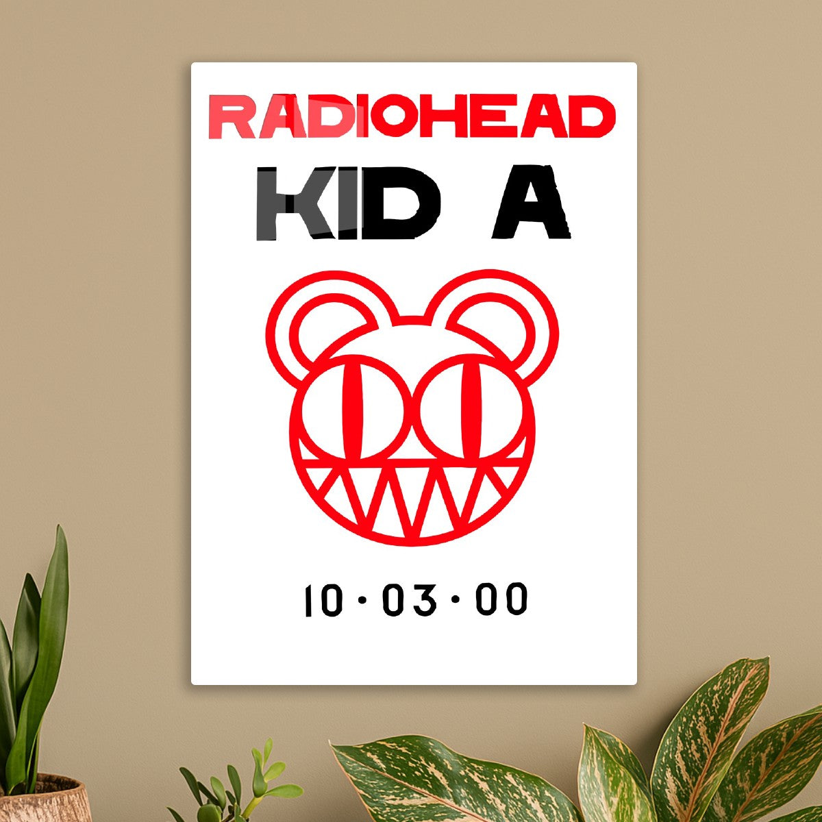 Radiohead Kid A Release Poster