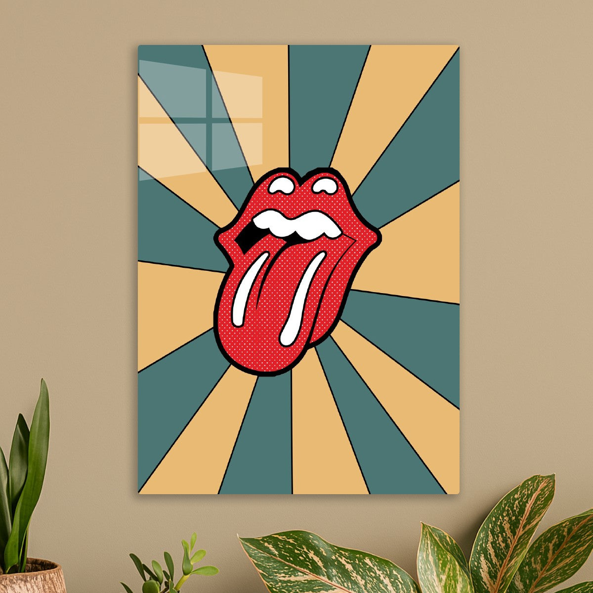Rolling Stones Pop Art Tongue