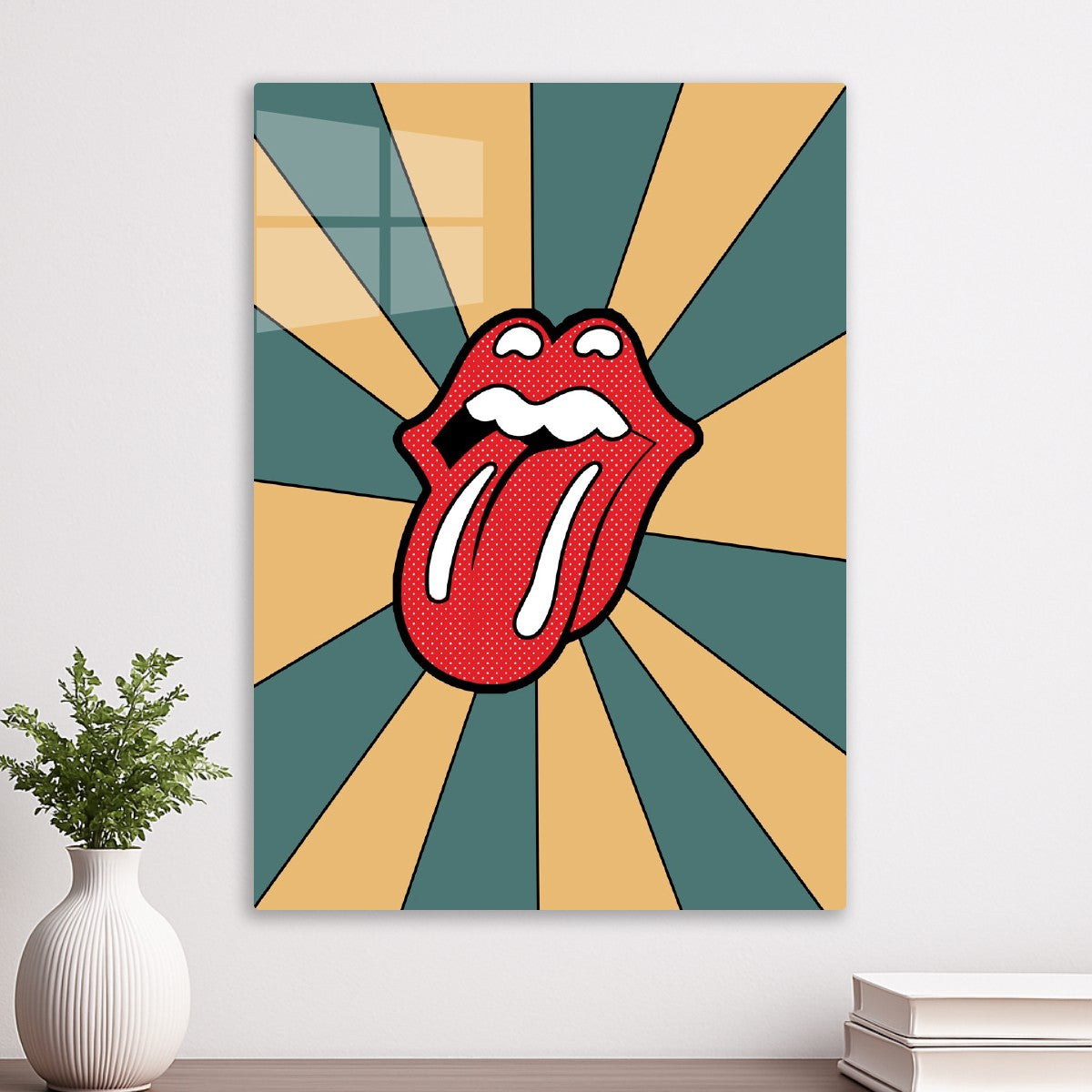 Rolling Stones Pop Art Tongue