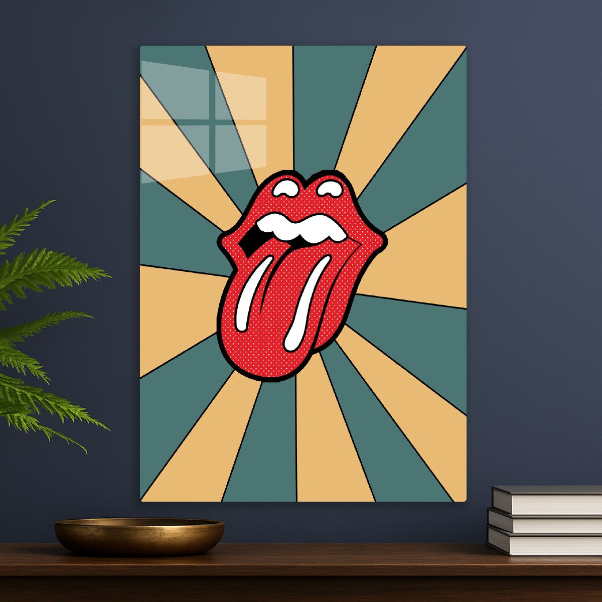 Rolling Stones Pop Art Tongue