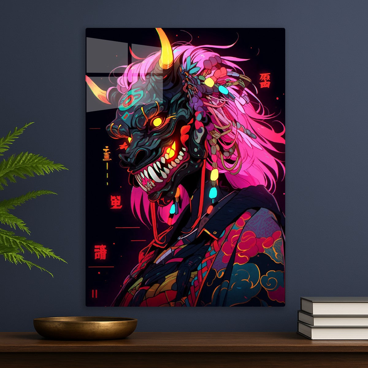 Neon Oni Priestess