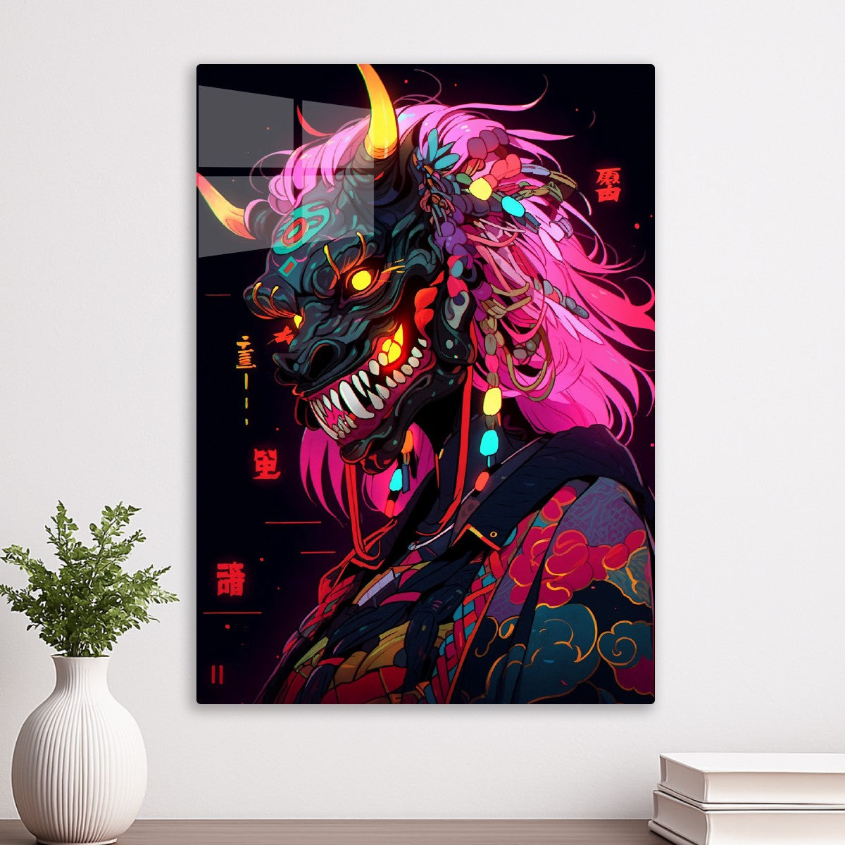 Neon Oni Priestess