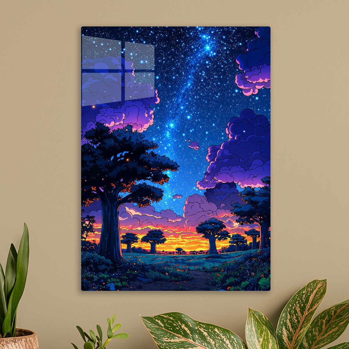 Starlit Baobab Dreamscape