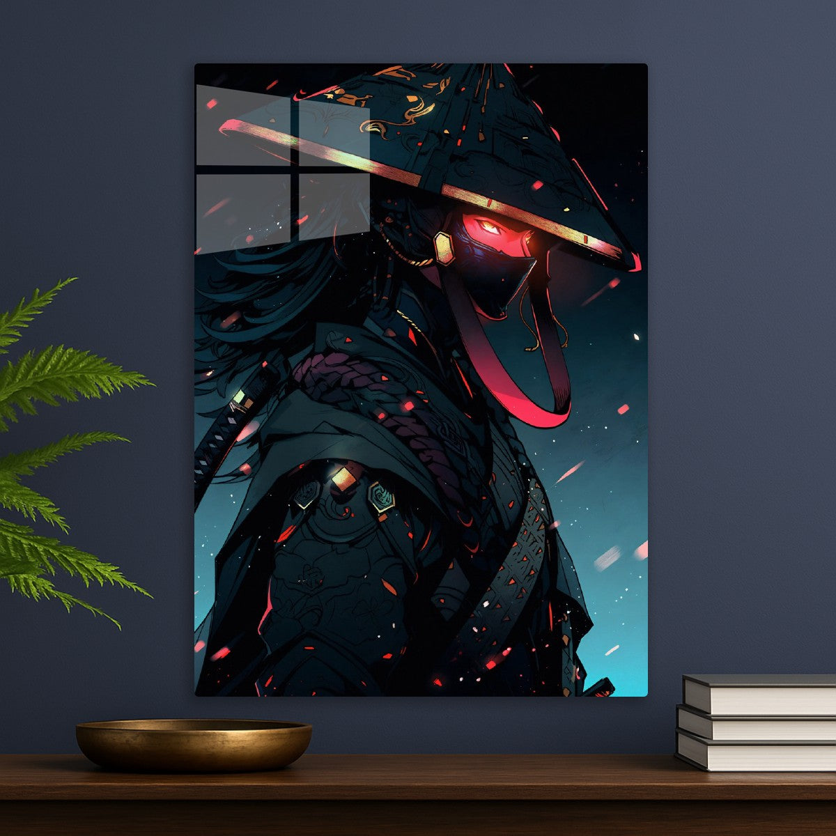 Crimson Ronin of the Neon Ashe