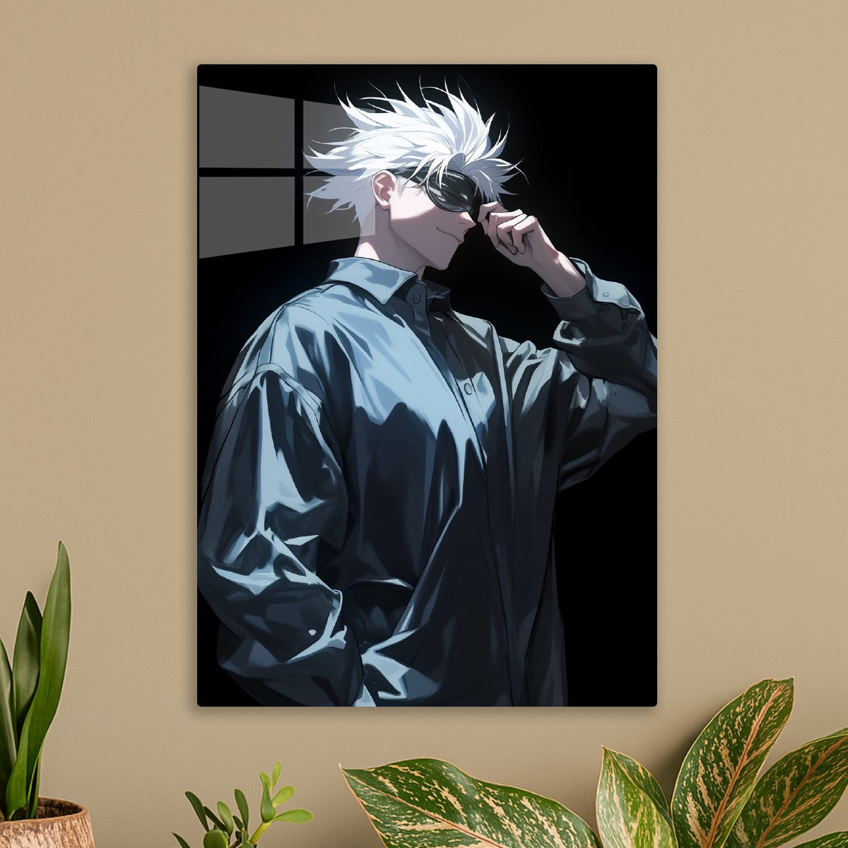 Gojo Satoru Black Background