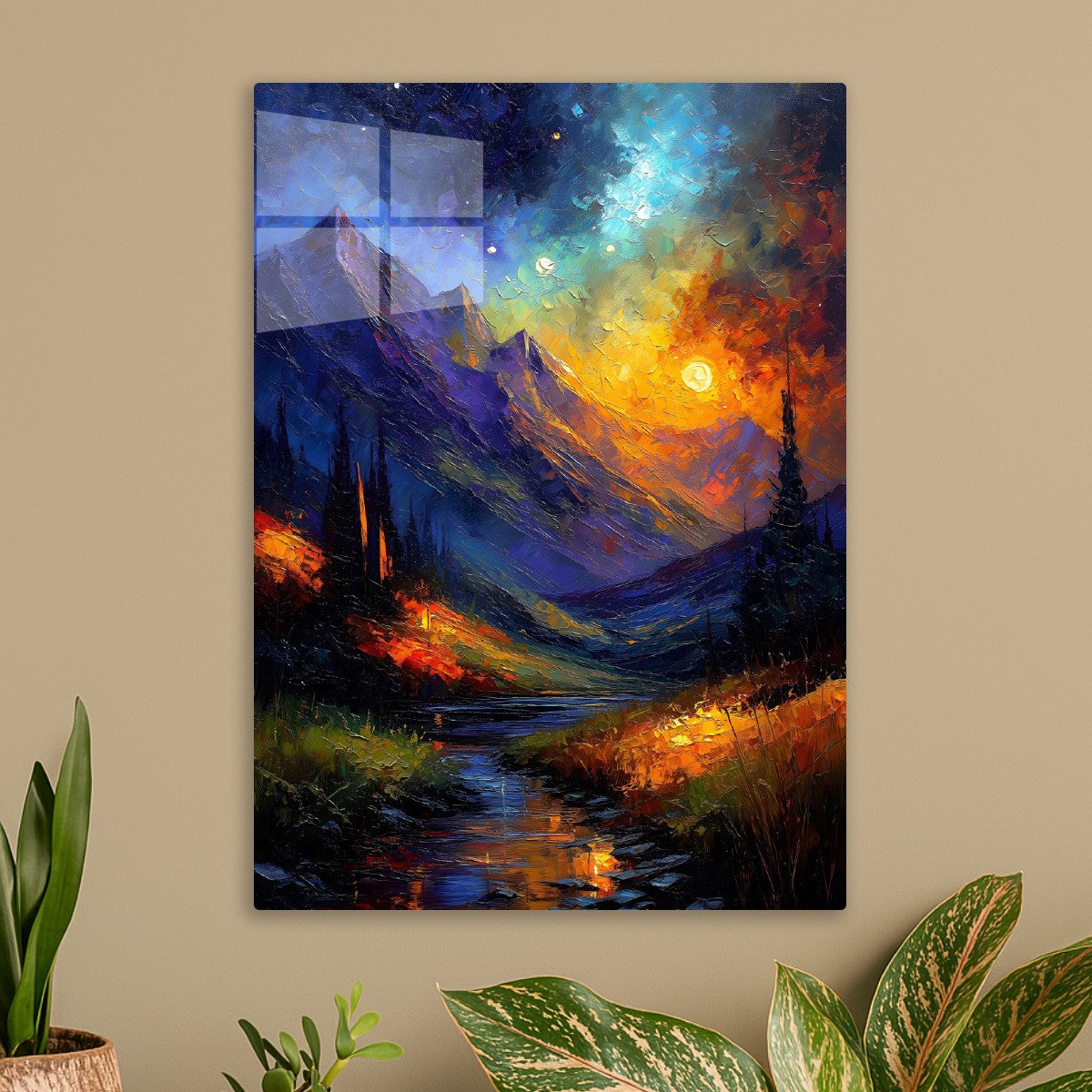 Cosmic Dusk in the Mountains