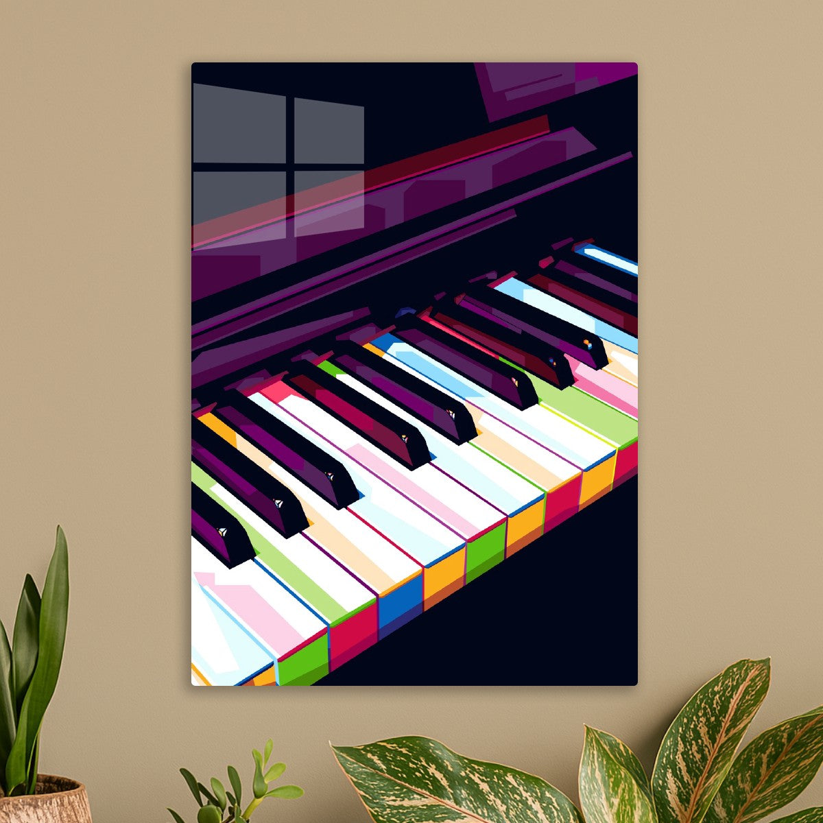 Piano Pop art