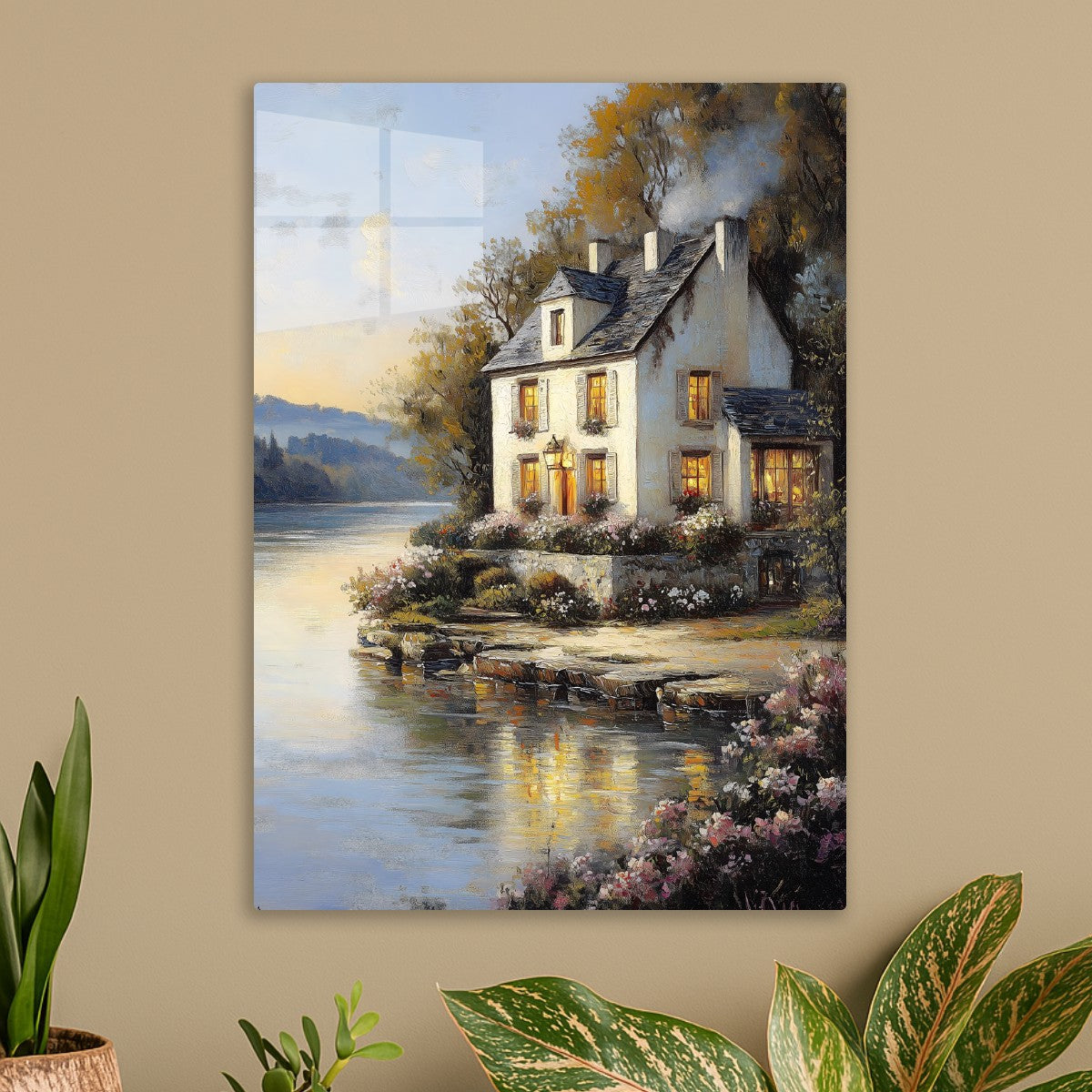 Evening Serenity by the Lake