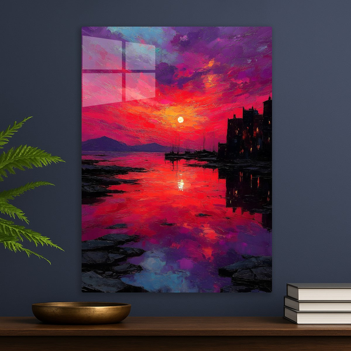 Vibrant Sunset Horizon