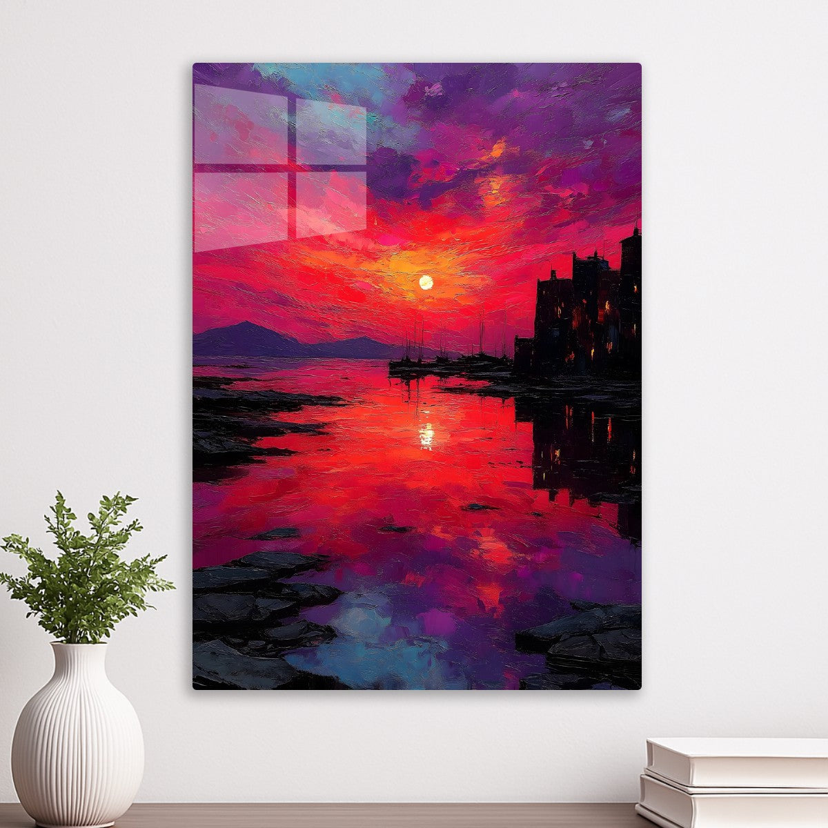 Vibrant Sunset Horizon