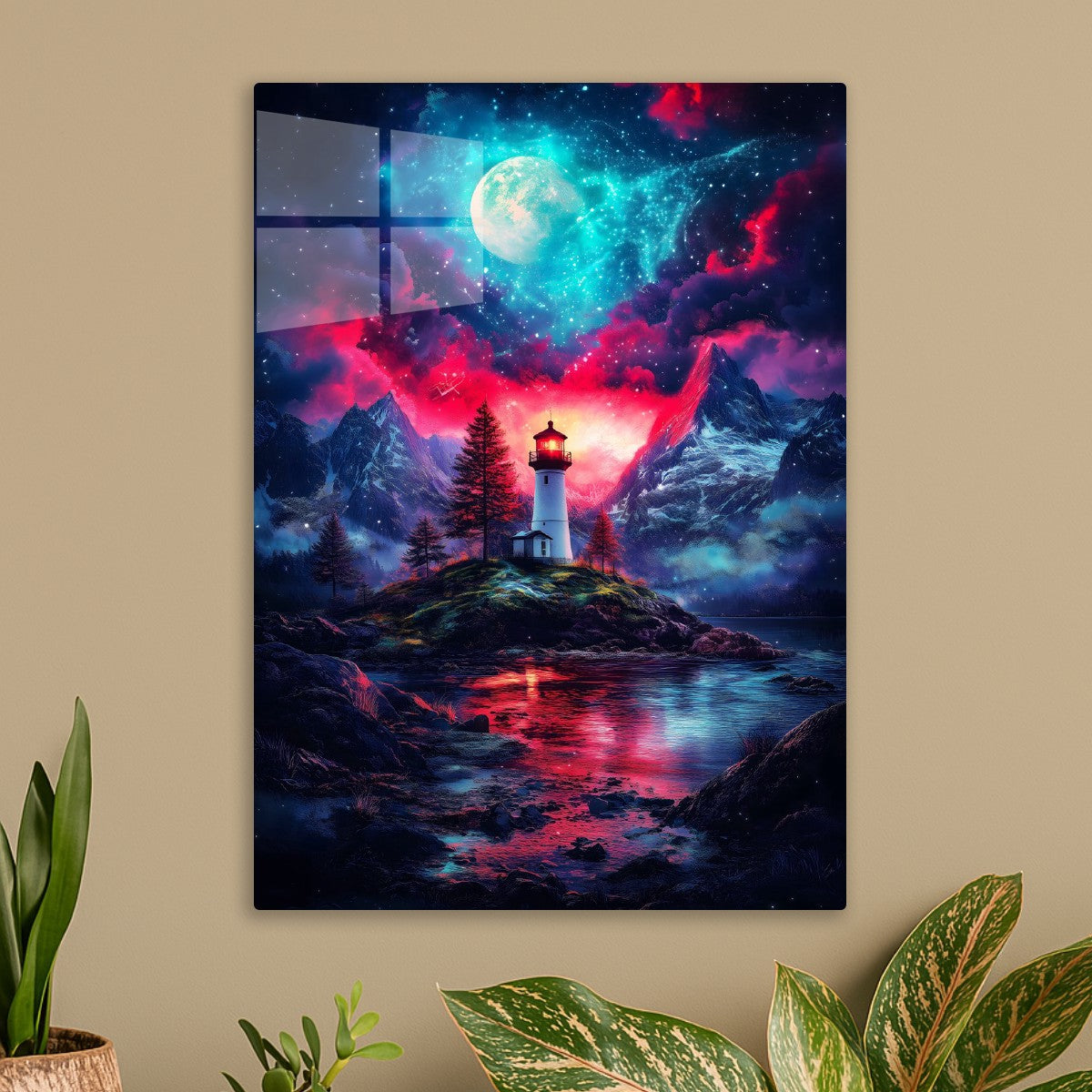 Cosmic Lighthouse Dreamscape