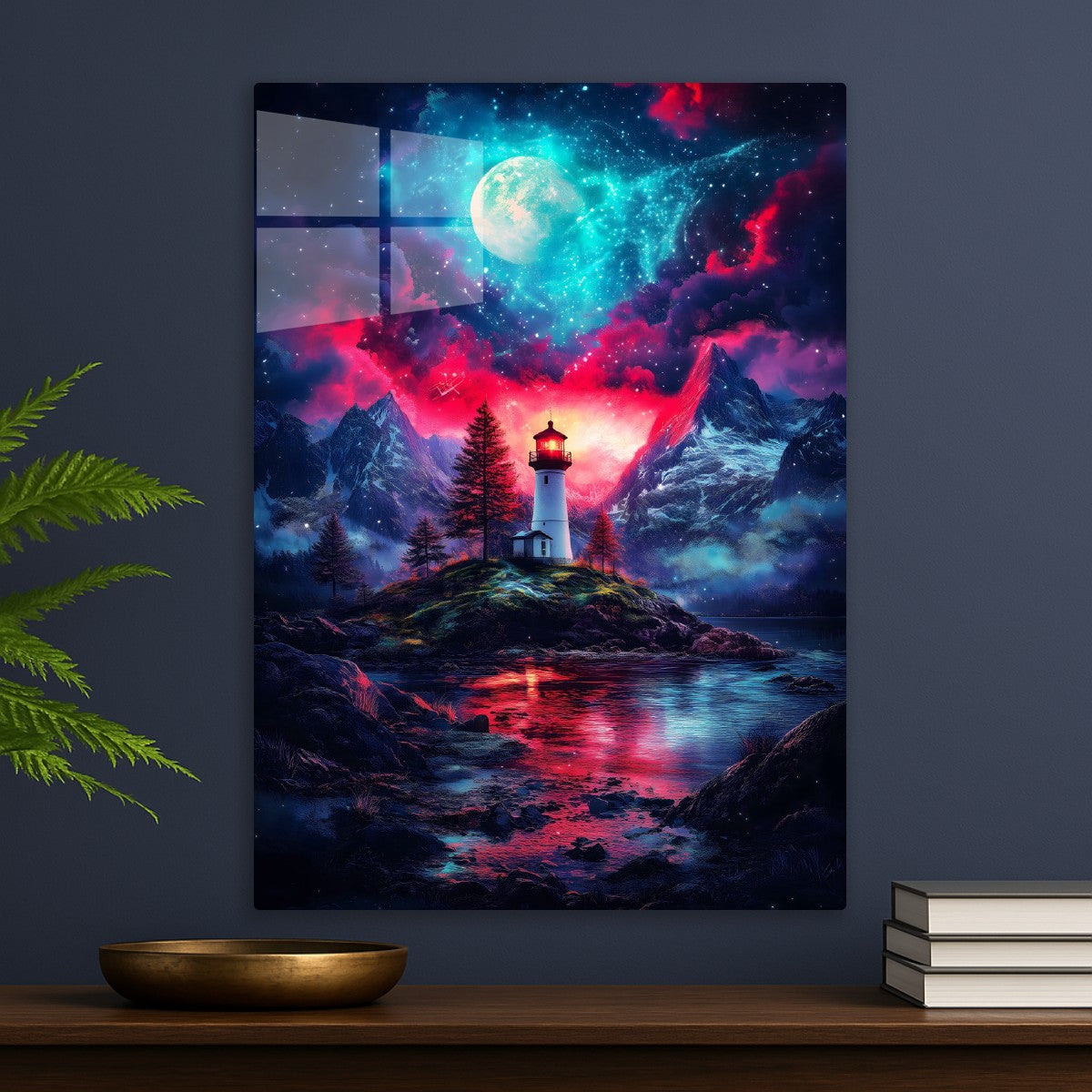 Cosmic Lighthouse Dreamscape
