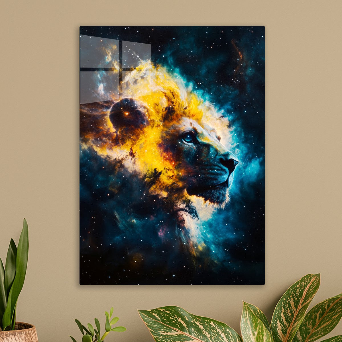 Lion Nebula In Space