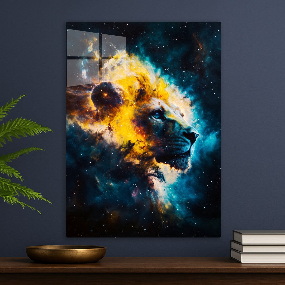 Lion Nebula In Space