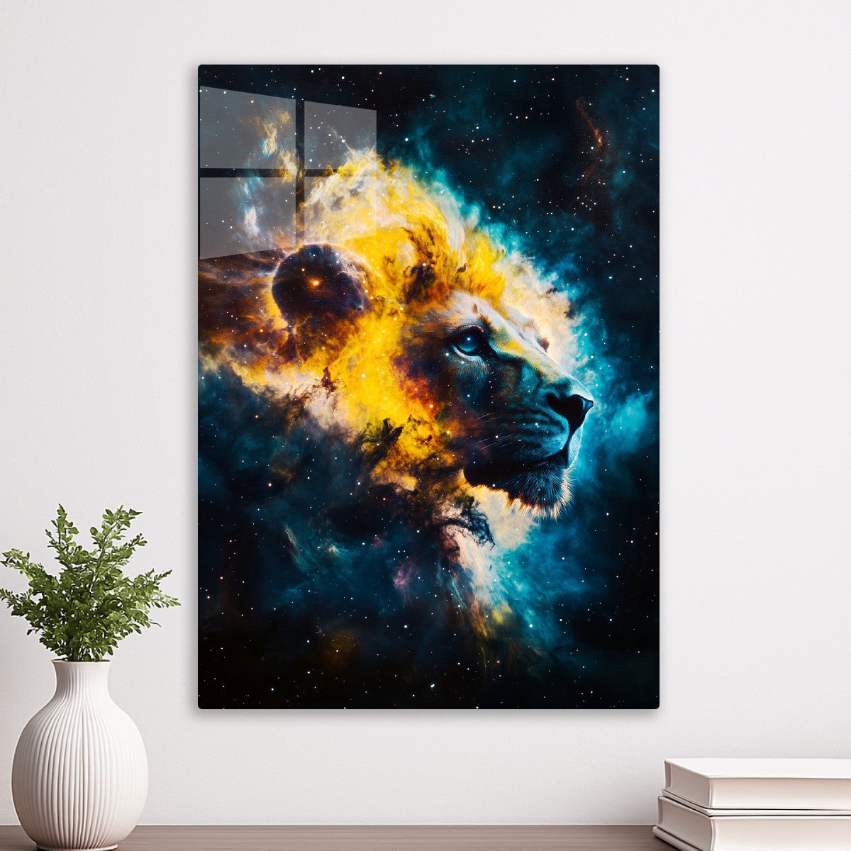 Lion Nebula In Space