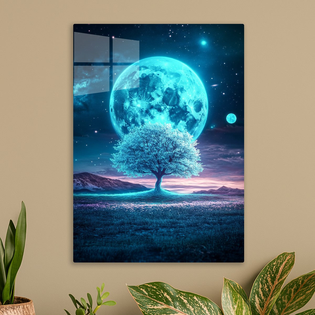 Blue Moon over Tree