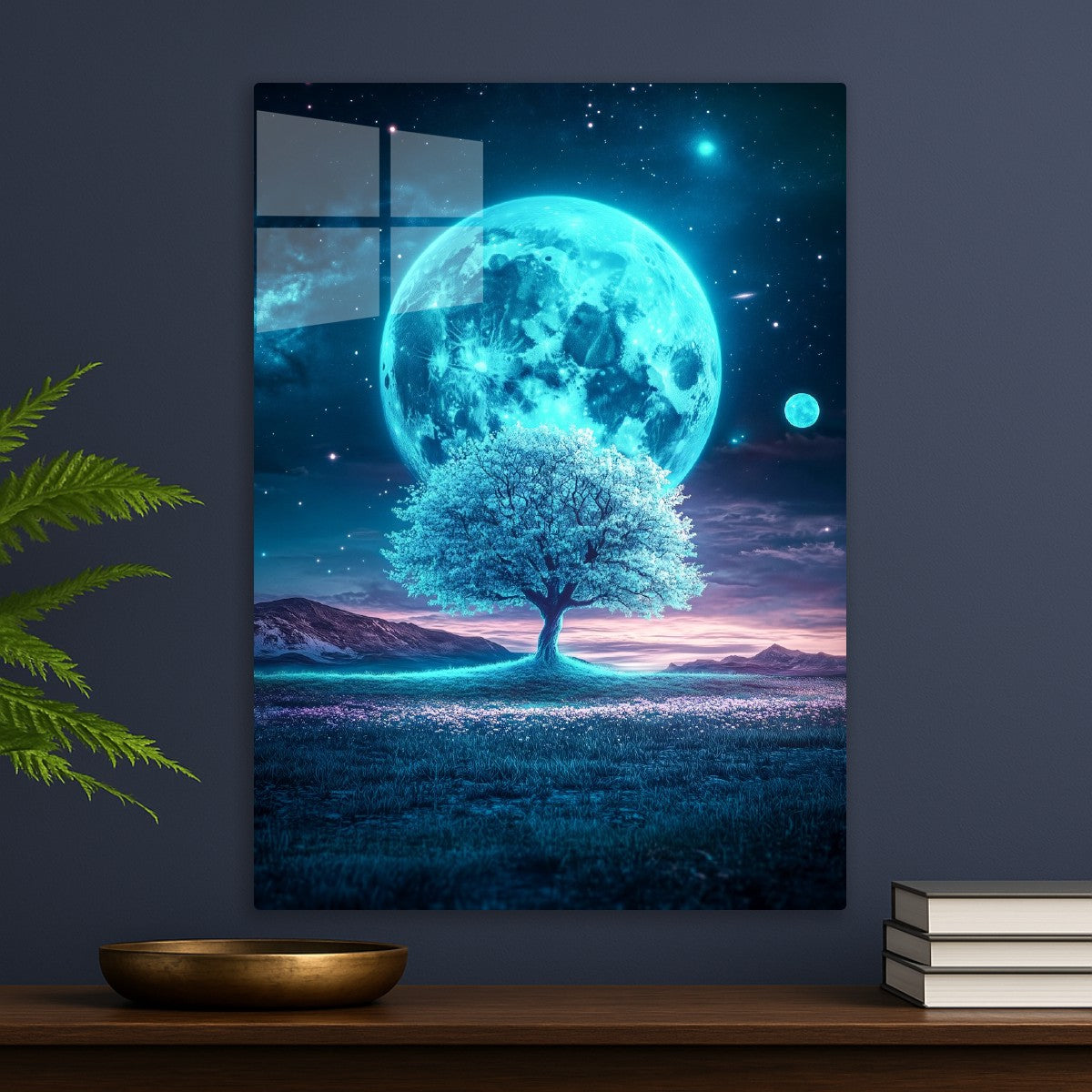 Blue Moon over Tree