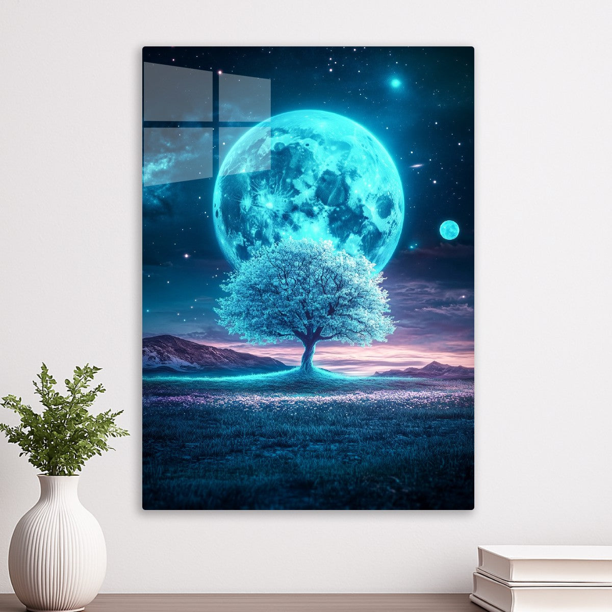 Blue Moon over Tree