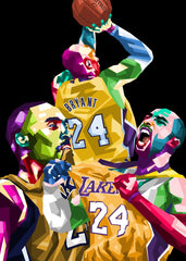 Kobe Bryant Pop art style