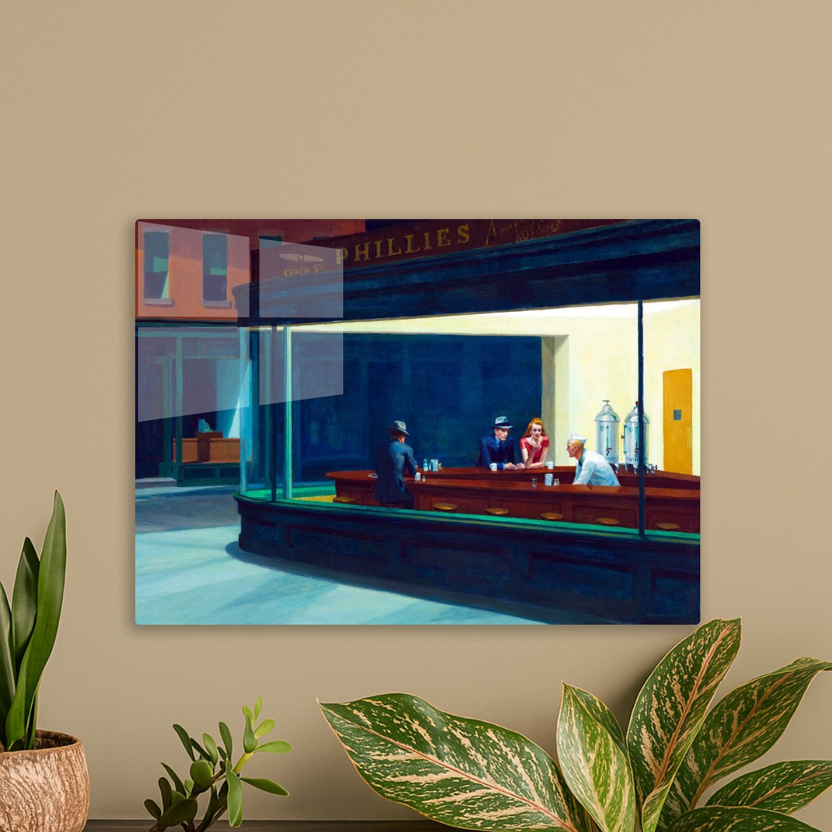 Nighthawks 1942 painting