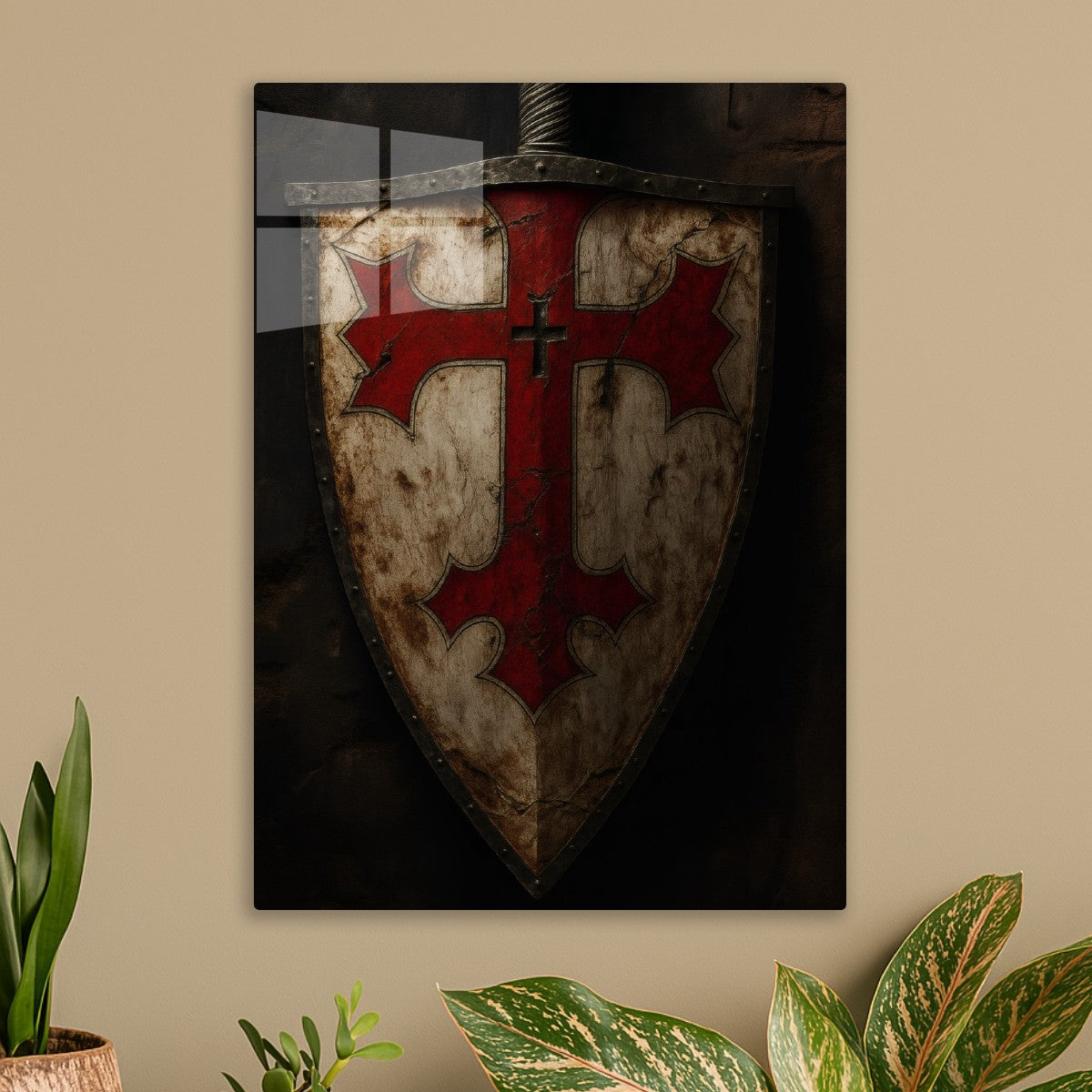 Cross Shield Sword