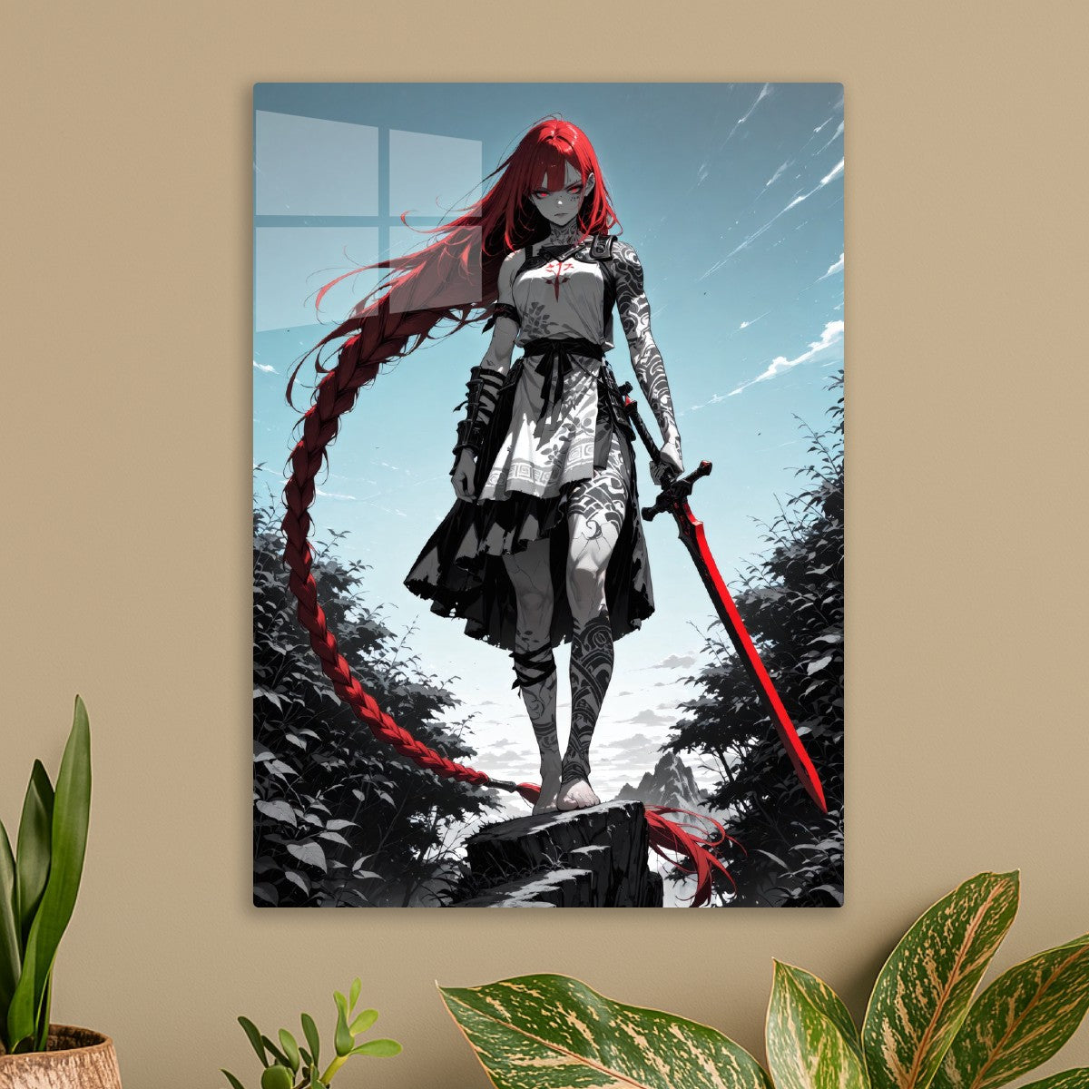 Red headed Sword girl