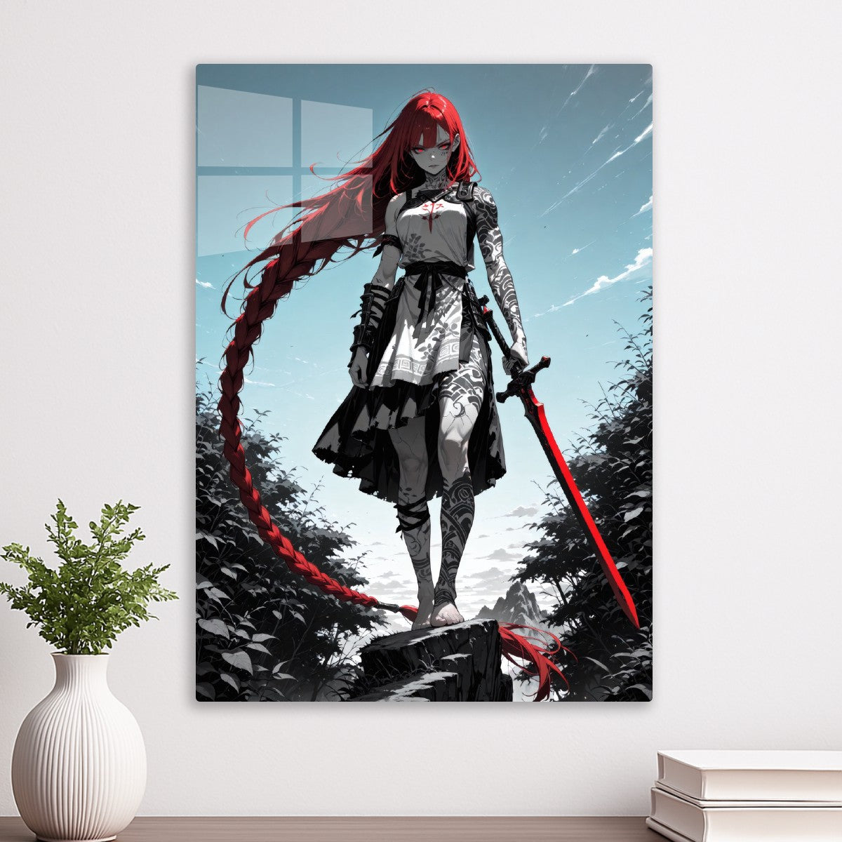 Red headed Sword girl