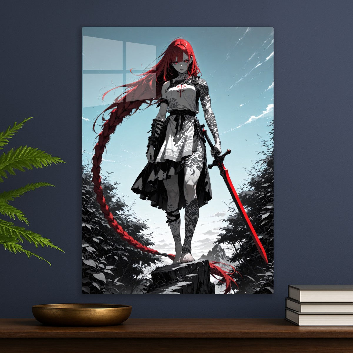Red headed Sword girl