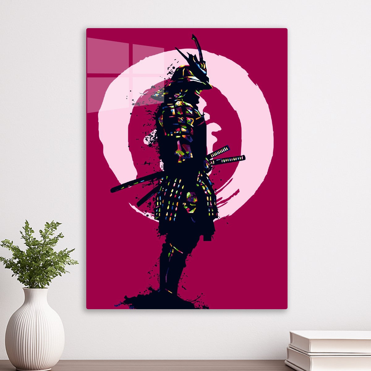 Japanese Samurai, pop art style
