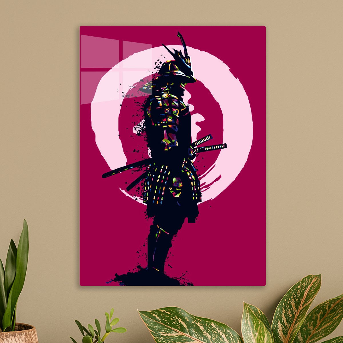 Japanese Samurai, pop art style