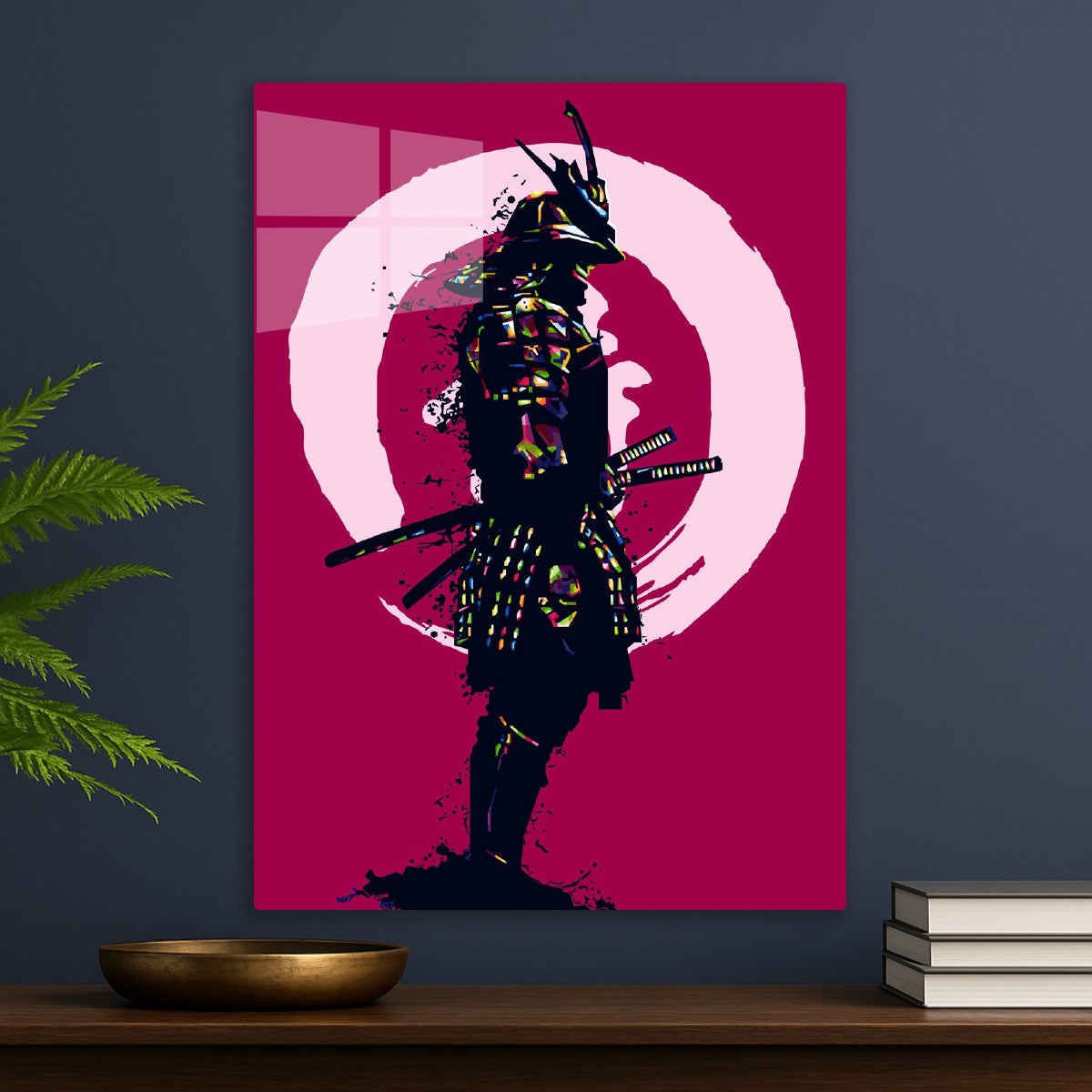 Japanese Samurai, pop art style