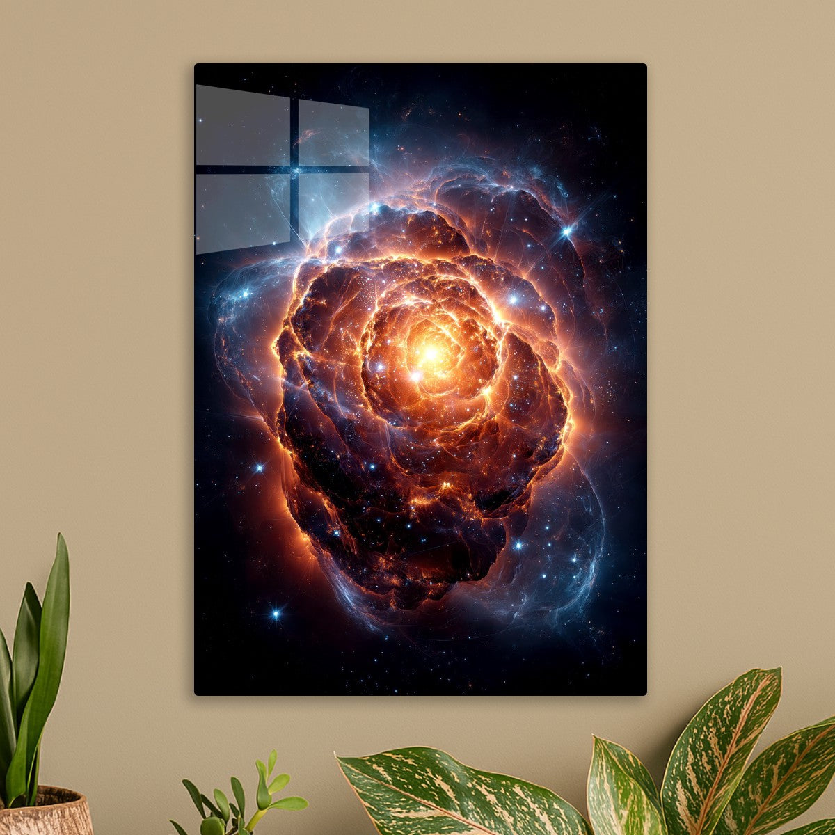 Supernova Blooms Deep Space