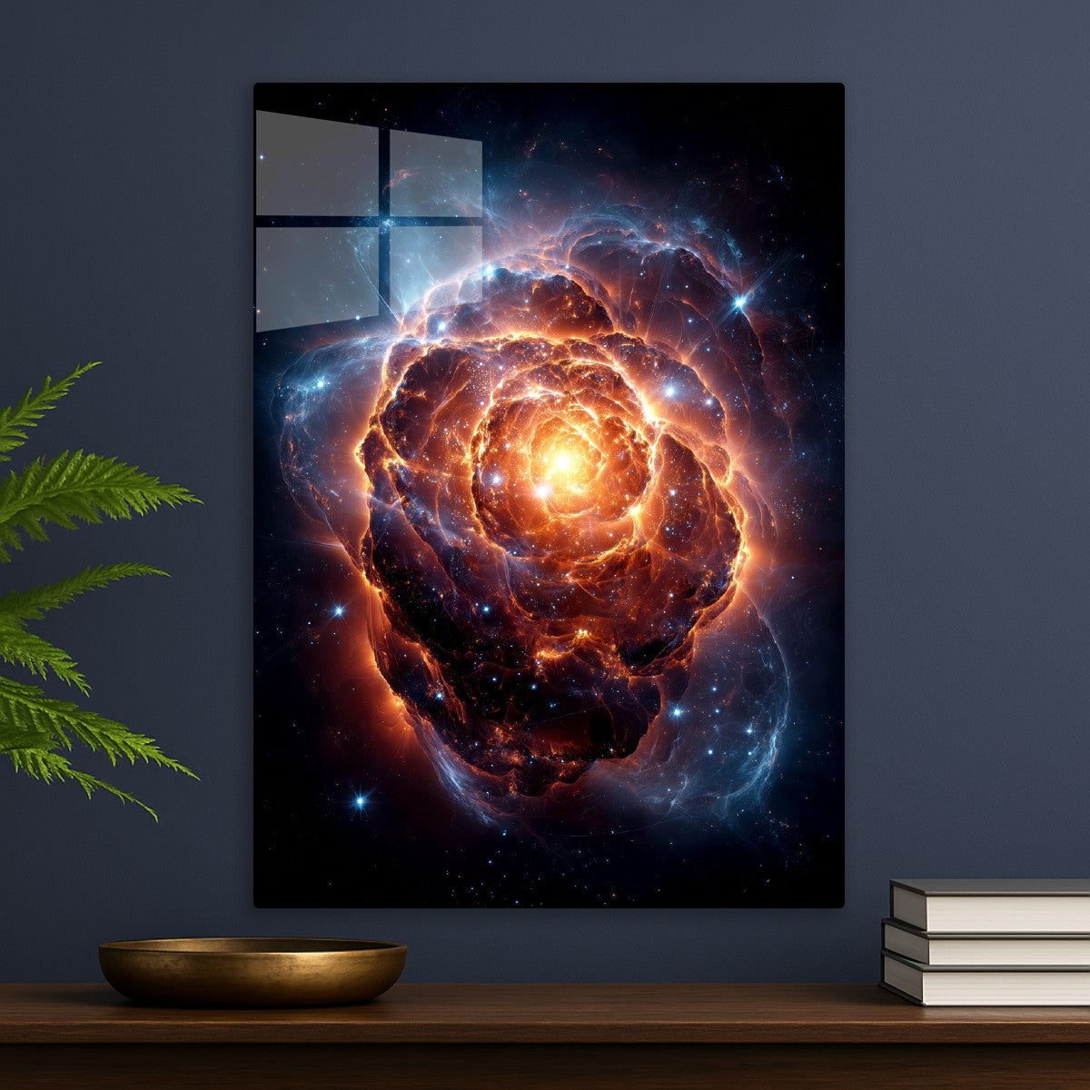 Supernova Blooms Deep Space