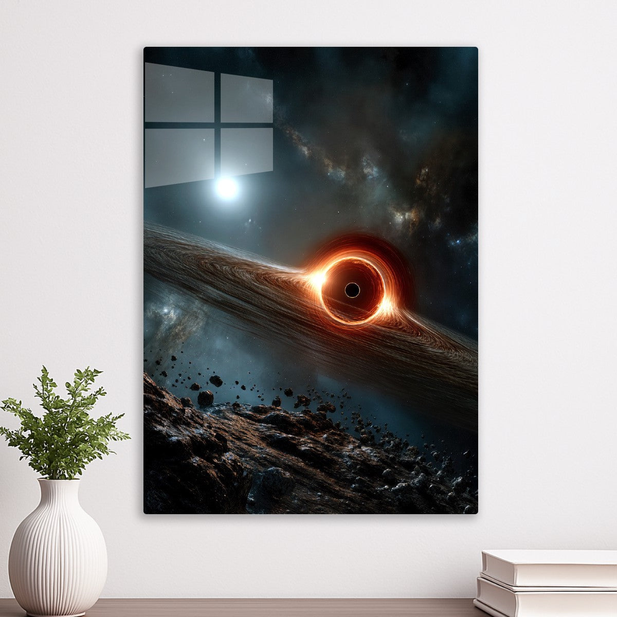 Light Encircles A Black Hole