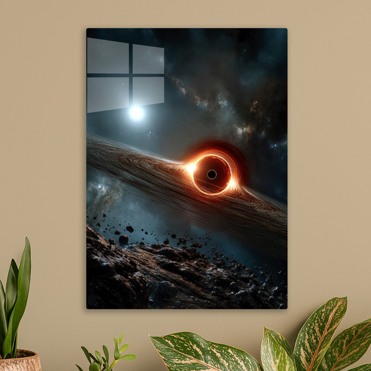 Light Encircles A Black Hole